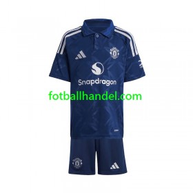 Barn Fotballdrakter Manchester United Borte 2024-25 Kortermet